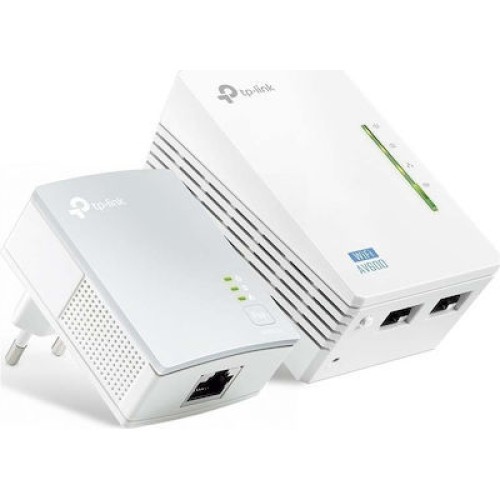 ADAPTOR ΔΙΚΤΥΟΥ ΡΕΥΜΑΤ TP-LINK TL-WPA4220KIT v5 ΛΕΥΚΟ 300Mbps